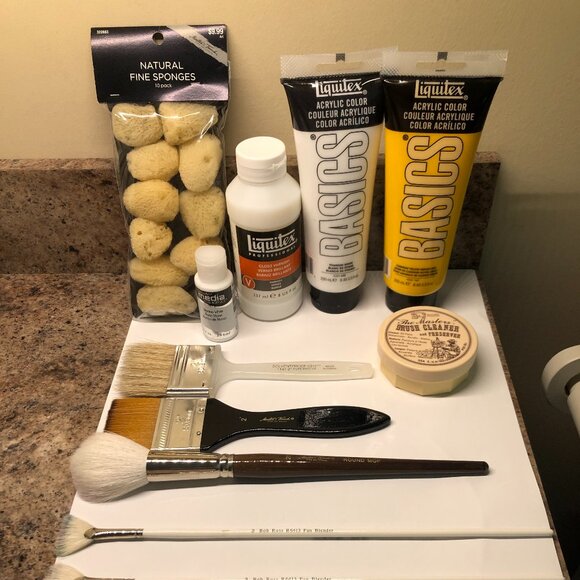 Art Supplies Bob Ross Paint Brushes, Master Touch Brushes, Liquitex Acrylic - Picture 6 of 6